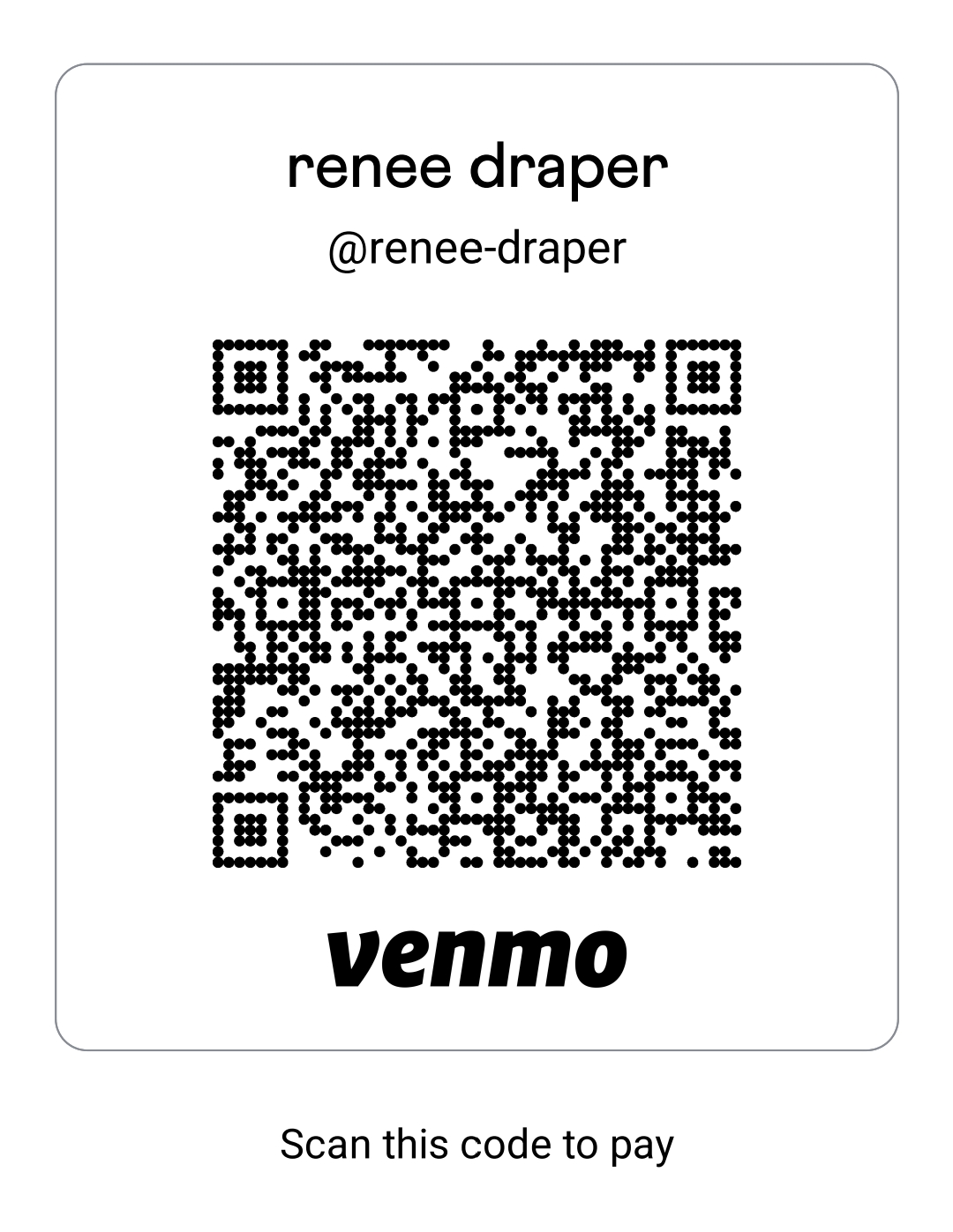 venmo qr code